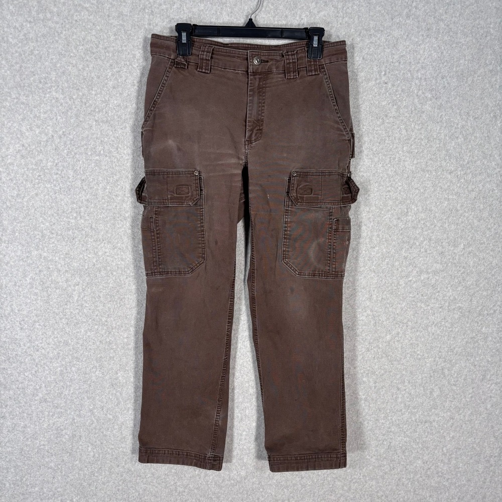 Duluth Flex Fire Hose Canvas Cargo Pant 30x30 (Fits32x26) Trim Workwear Utility